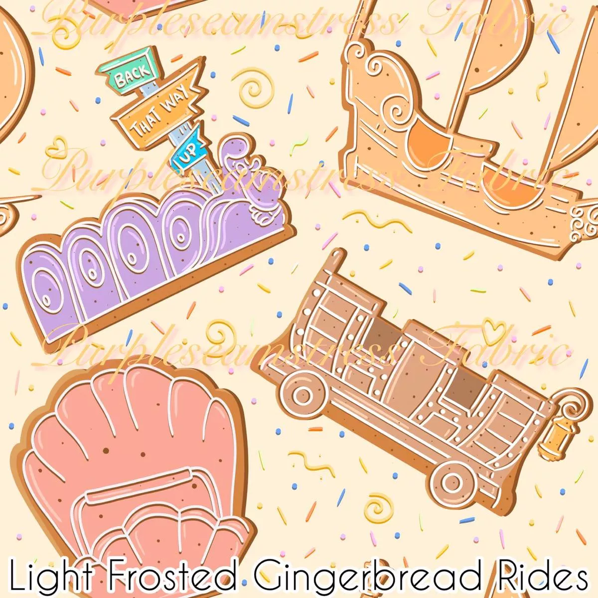 Light Frosted Gingerbread Rides…