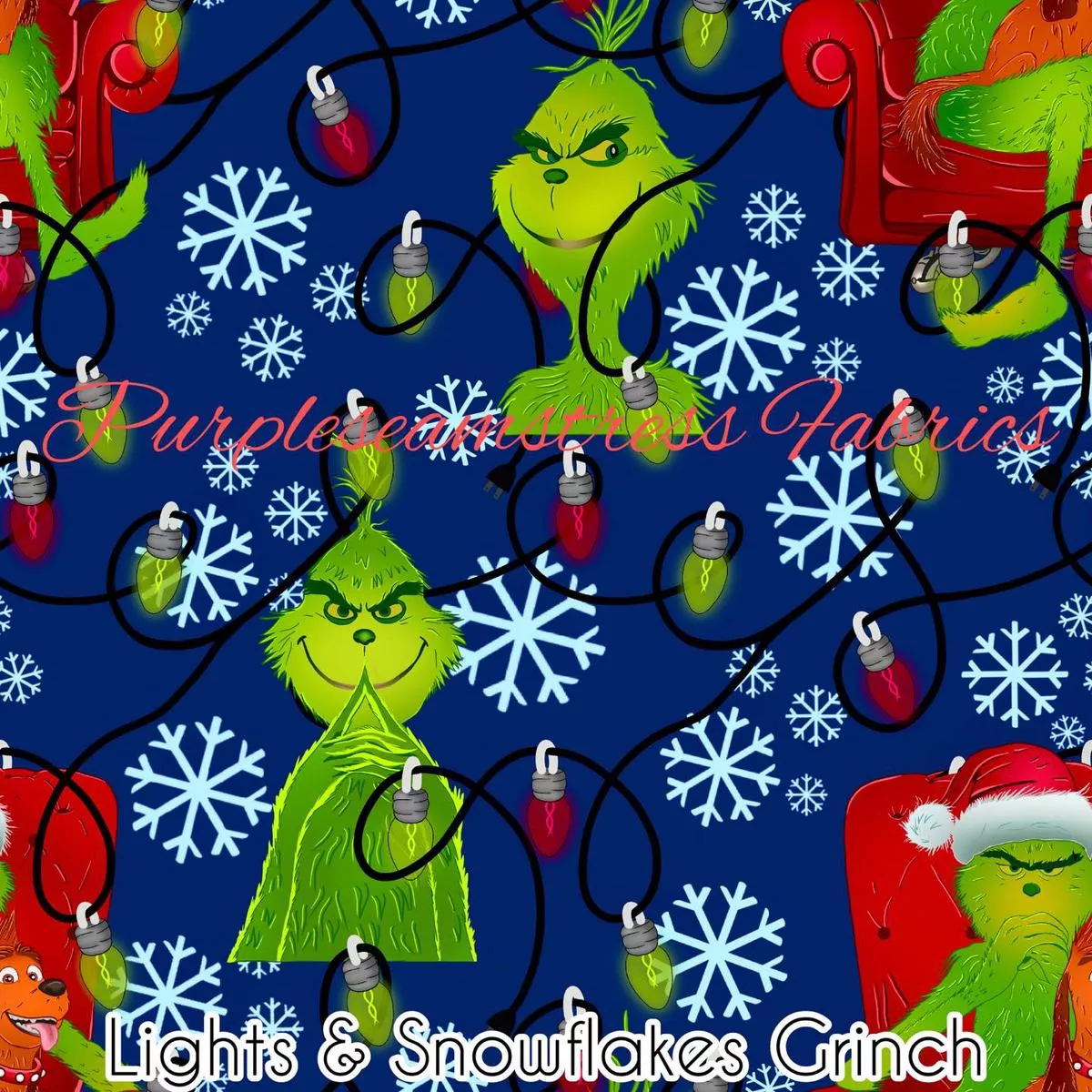 Lights & Snowflakes Grinch…