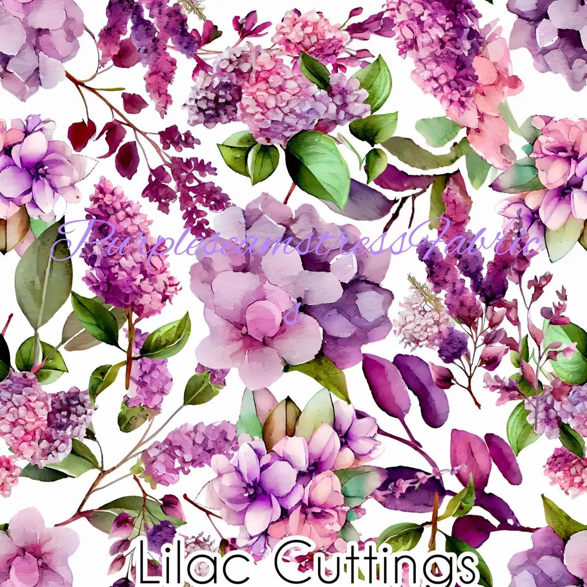 Lilac CuttingsFabric