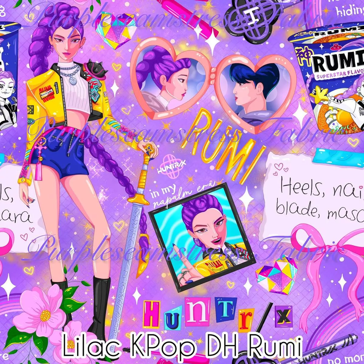 Lilac Kpop DH RumiFabric
