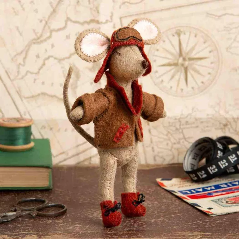 Little Mouse The Aviator Felt Craft Kit