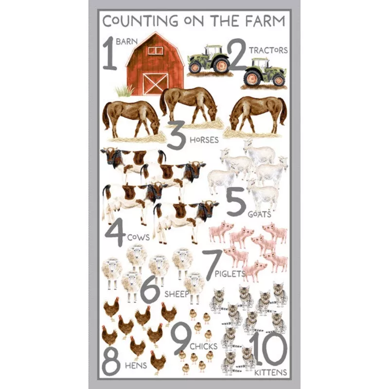 Little Seedlings Farm – Counting Panel