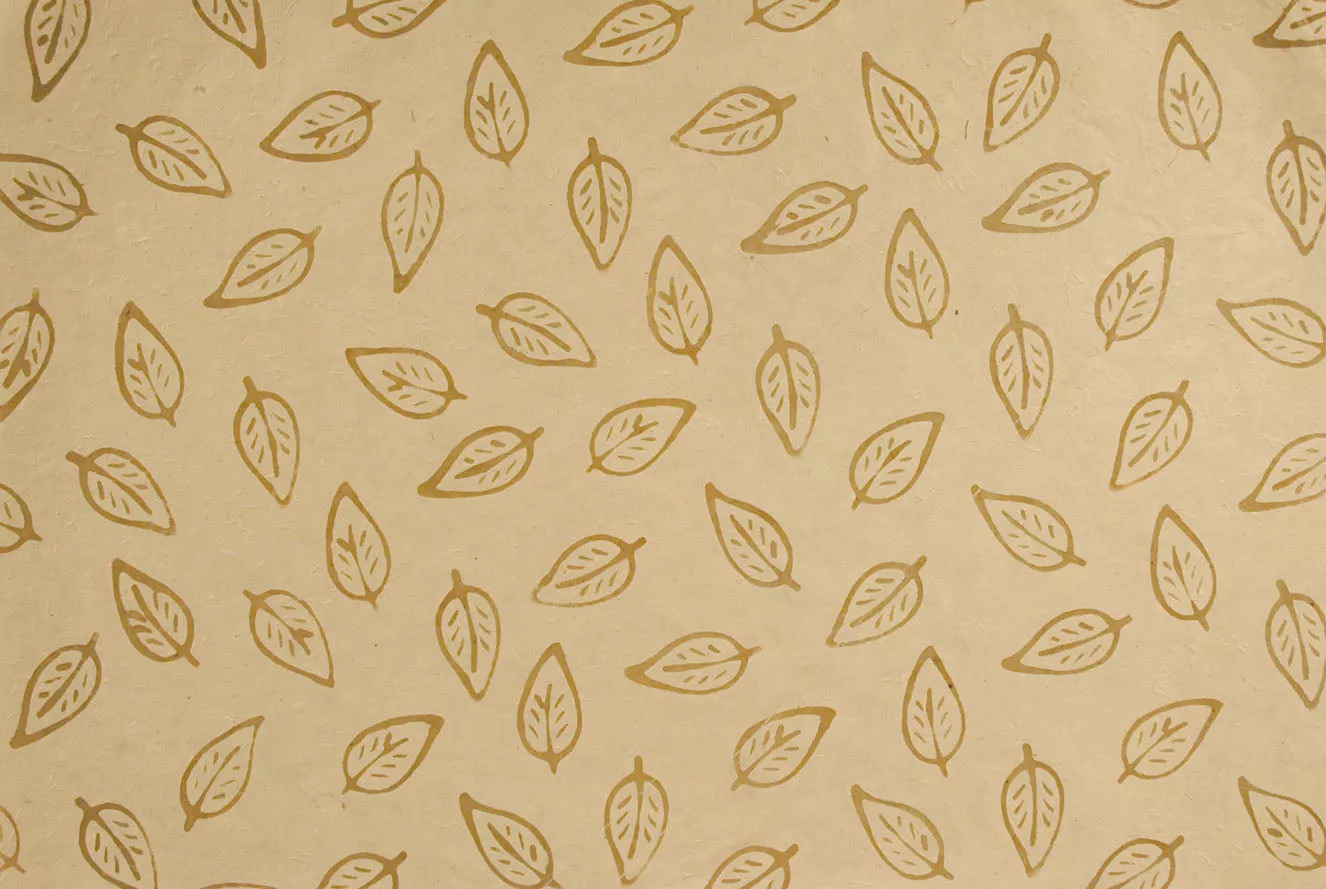 Lokta Batik Leaf Natural