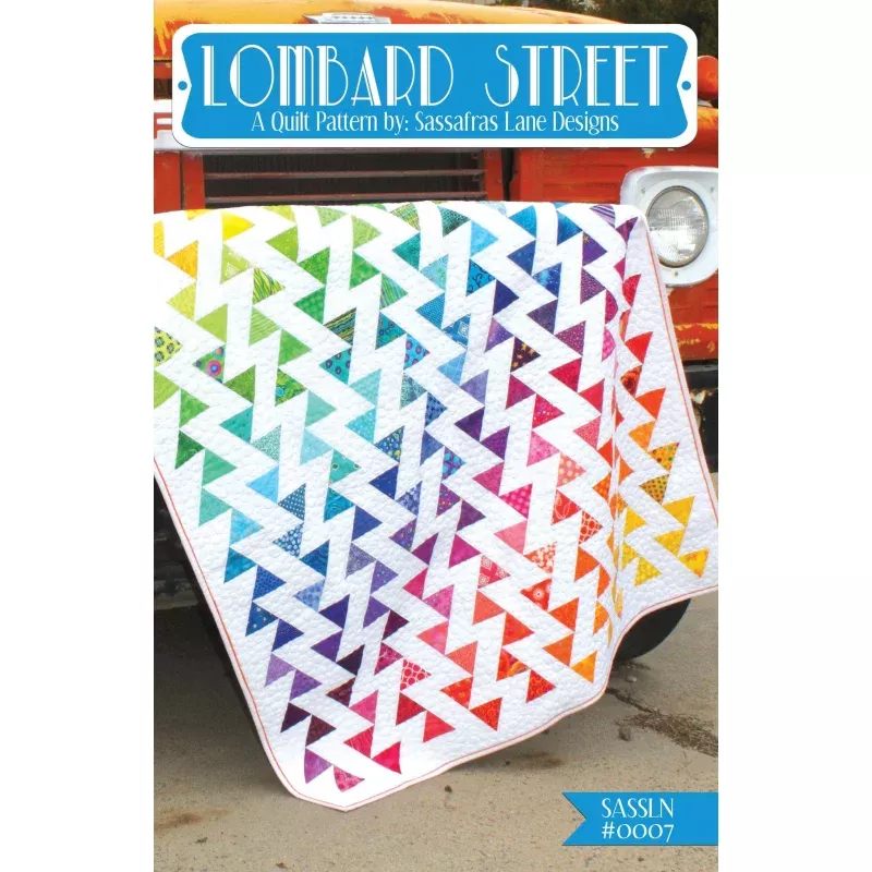 Lombard Street Quilt Pattern: Paper Pattern