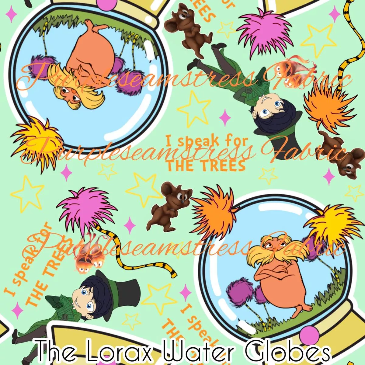 The Lorax Water GlobesFabric