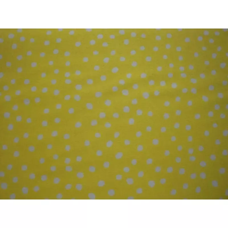 Lots-A-Dots-Yellow Background-Choice Fabrics-BTY