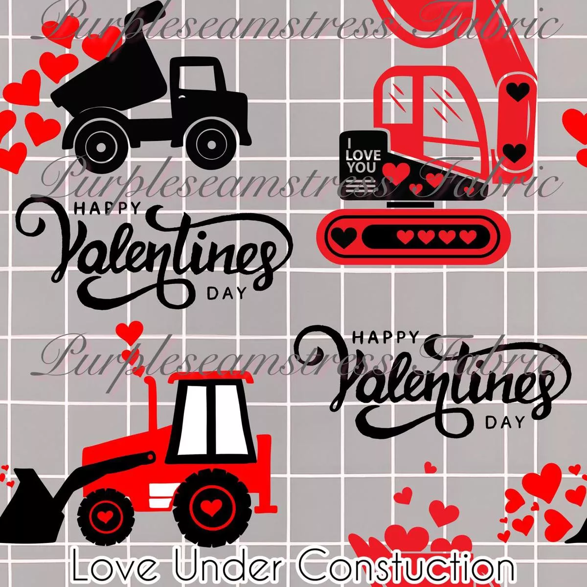 Love Under ConstructionFabric