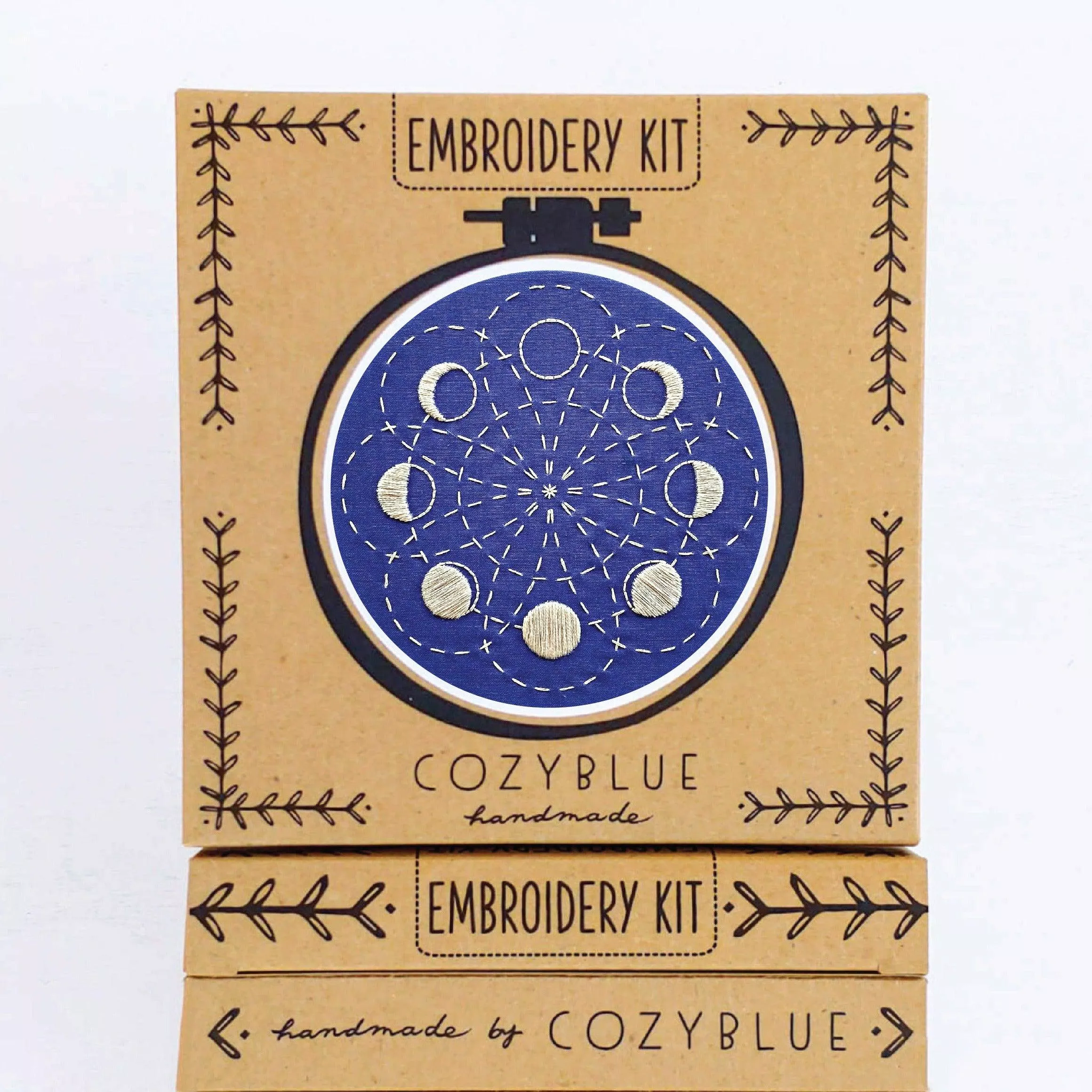 Lunar Blossom embroidery kit