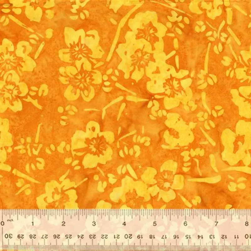 Lux: Orange Bamboo Floral