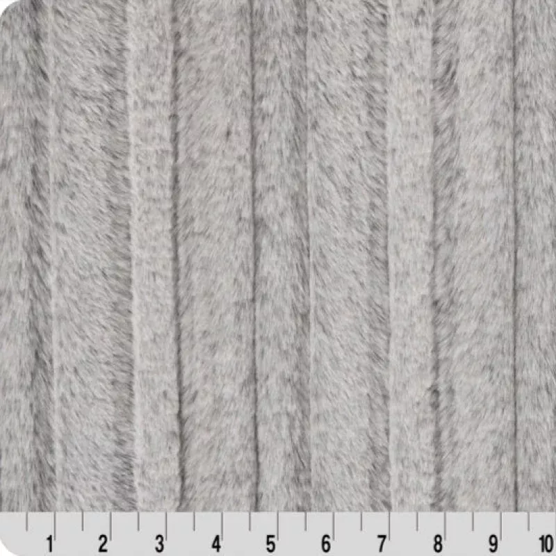 Luxe Cuddle Iced Vienna Graphite 58 – 60 Fabric per yard