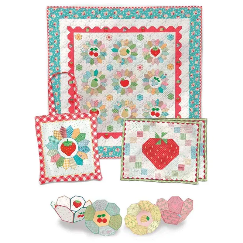 Machine Embroidery Berry & Sage Projects