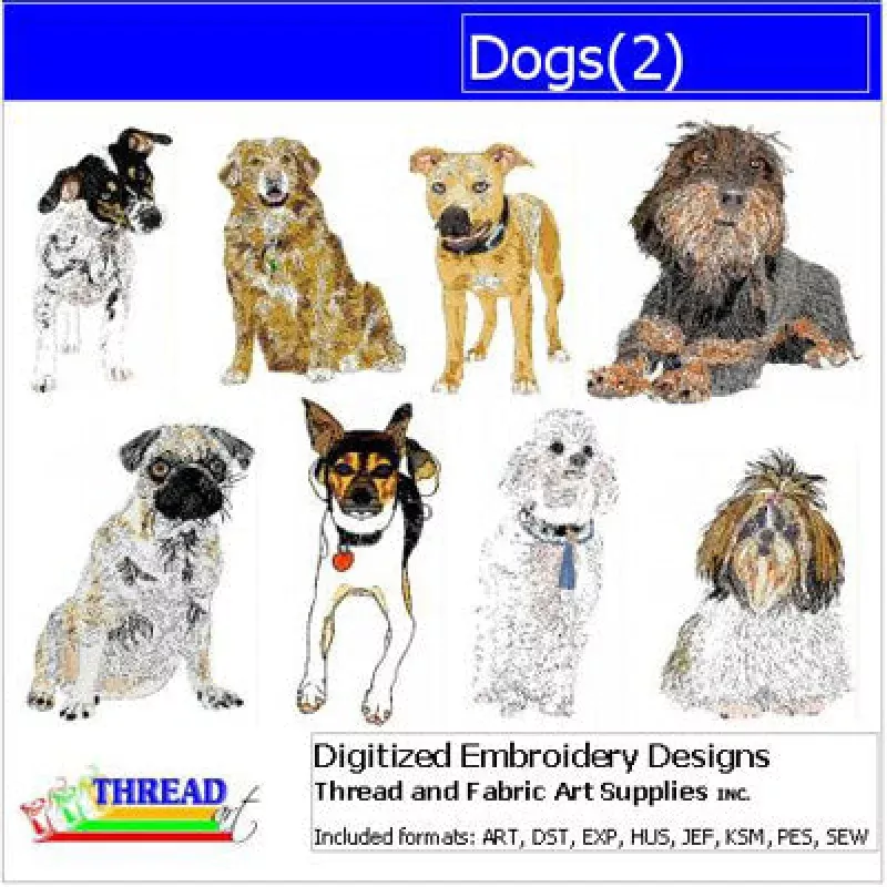 Machine Embroidery Designs – Dogs(2)