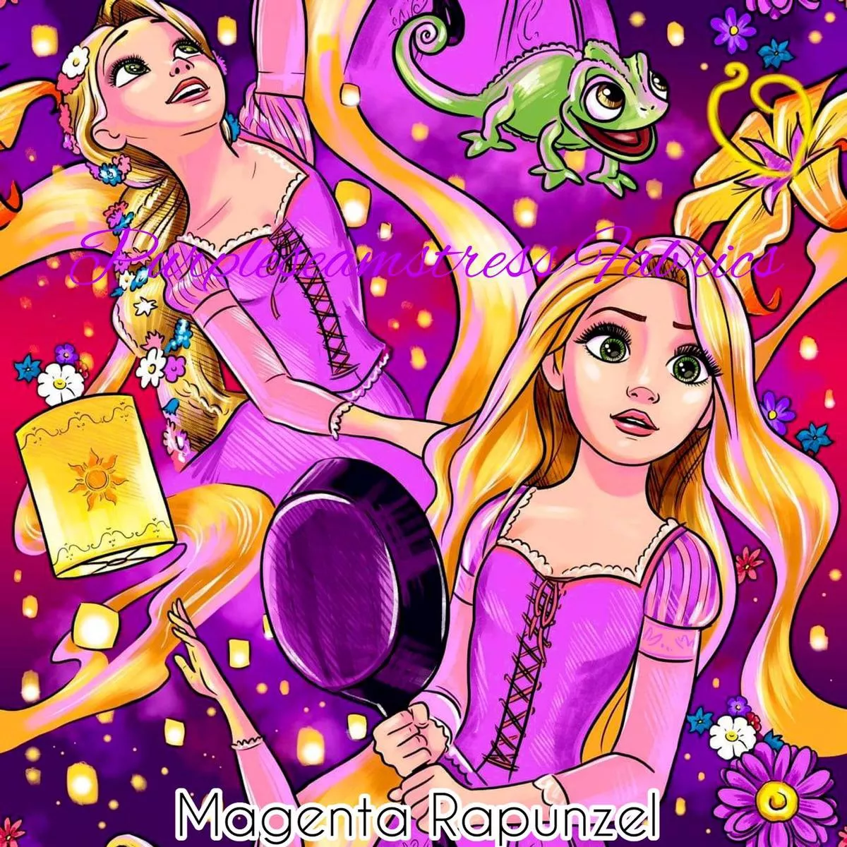 Magenta RapunzelFabric