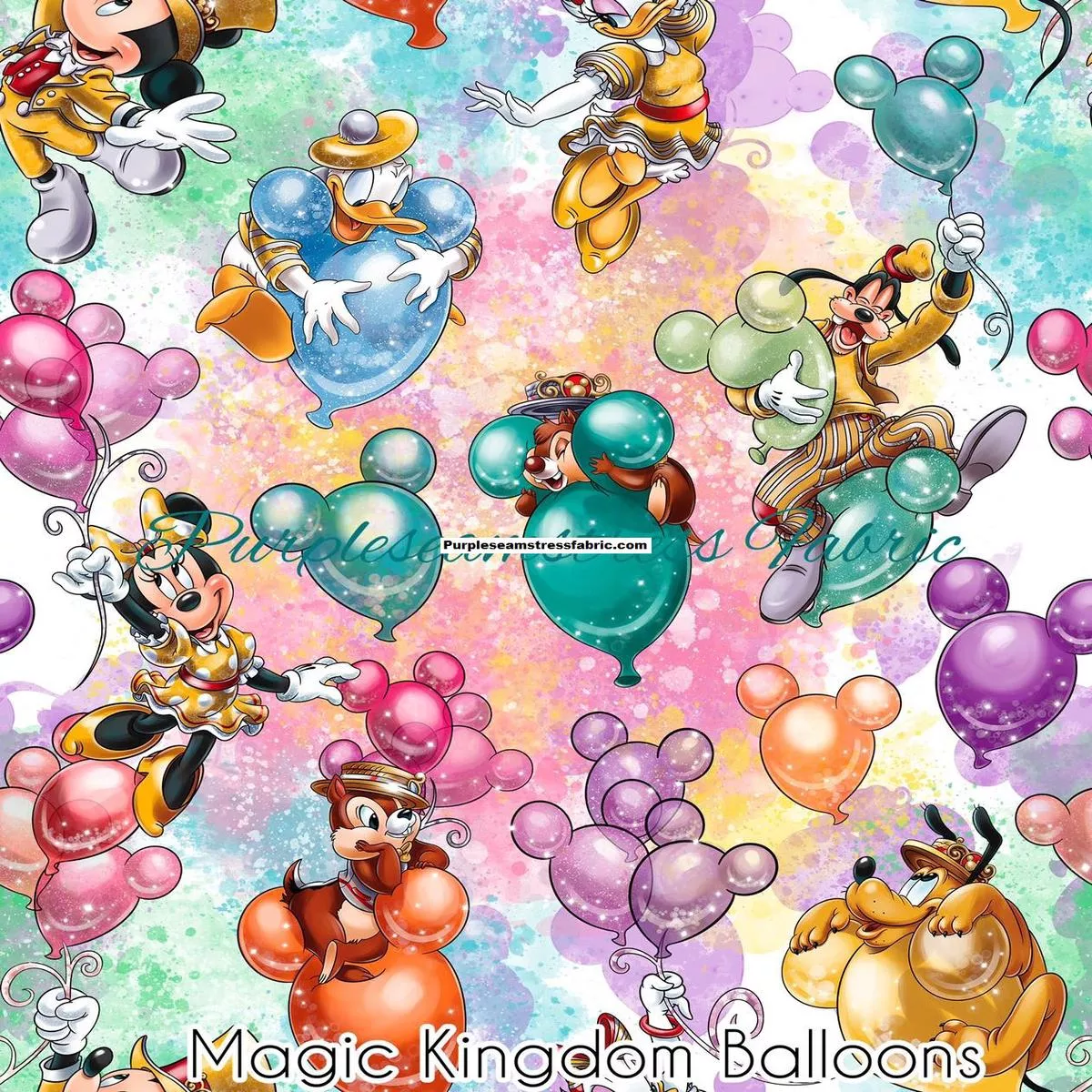 Magic Kingdom BalloonsFabric