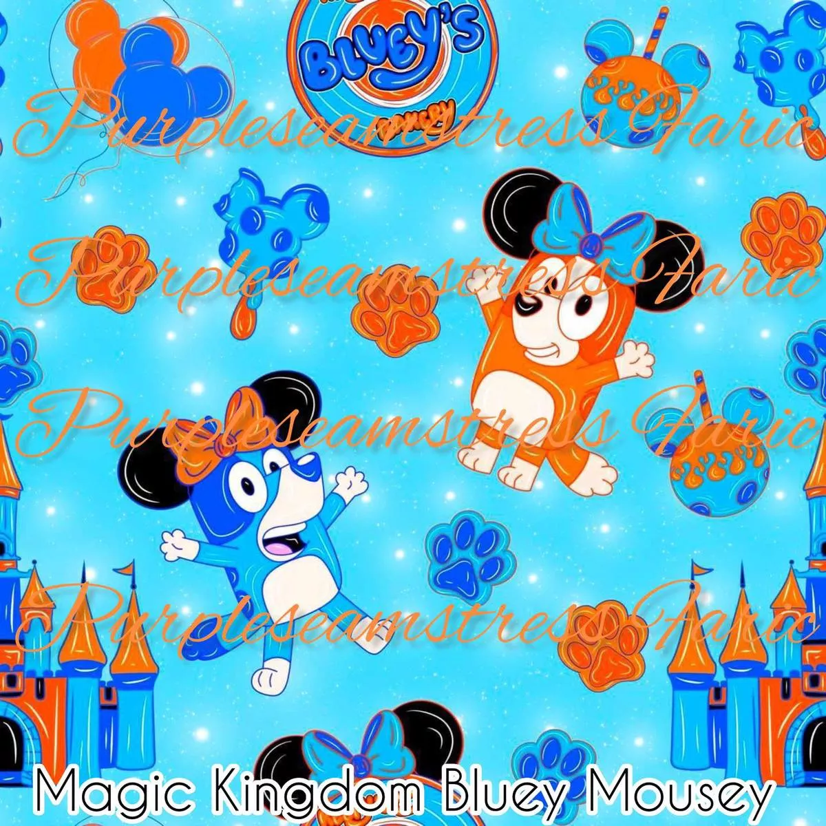Magic Kingdom Bluey MouseyFabri…