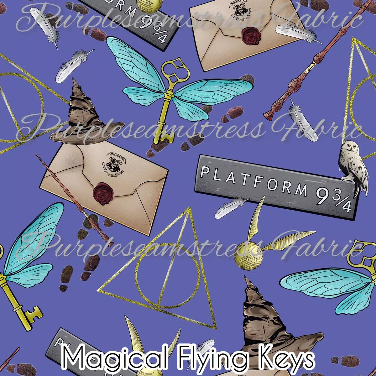 Magical Flying KeysFabric