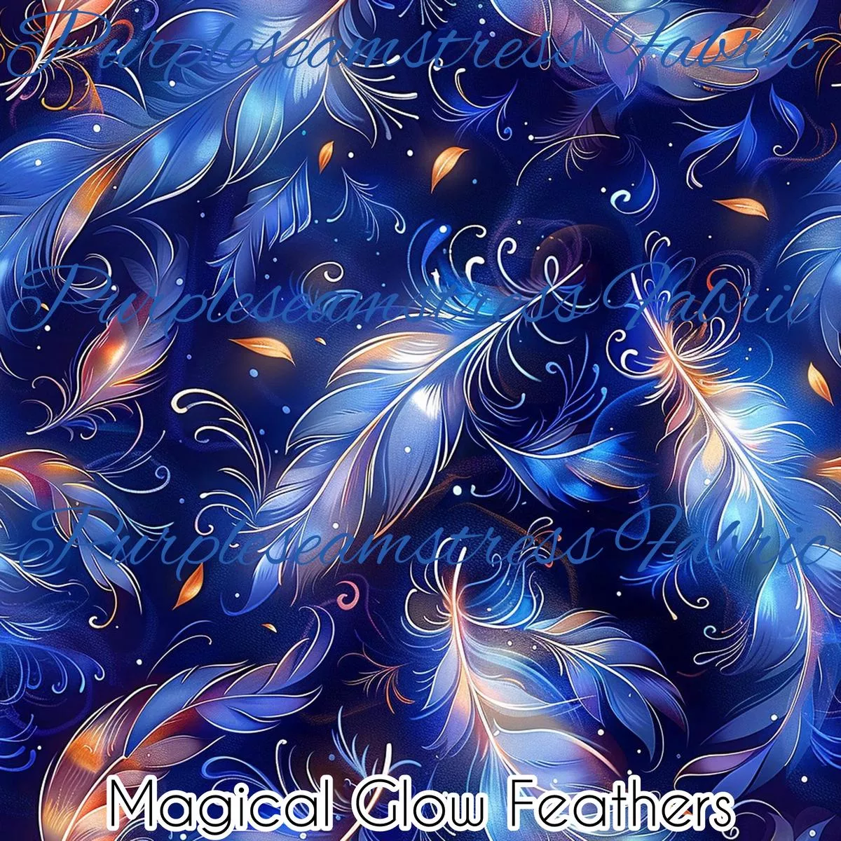 Magical Glow FeathersFabric
