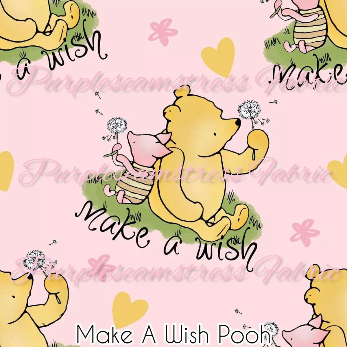 Make a Wish PoohFabric