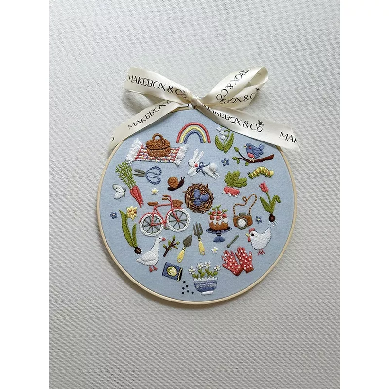 MakeBox & Co. Spring Countdown Embroidery Kit50% Deposit September 2026 Preorder