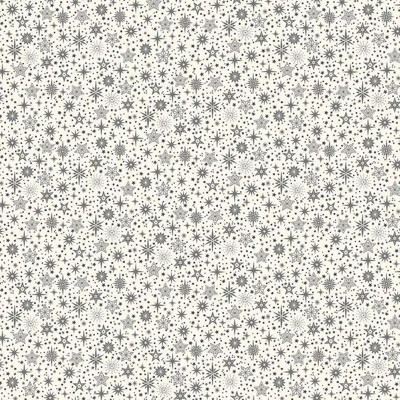 makower uk | patchworkstoff | scandi | stars grey