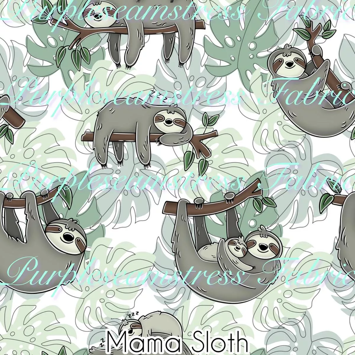 Mama SlothFabric
