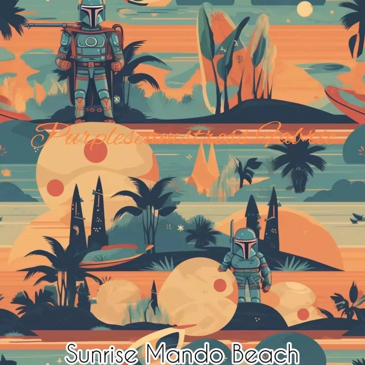 Mando Beach SunriseFabric
