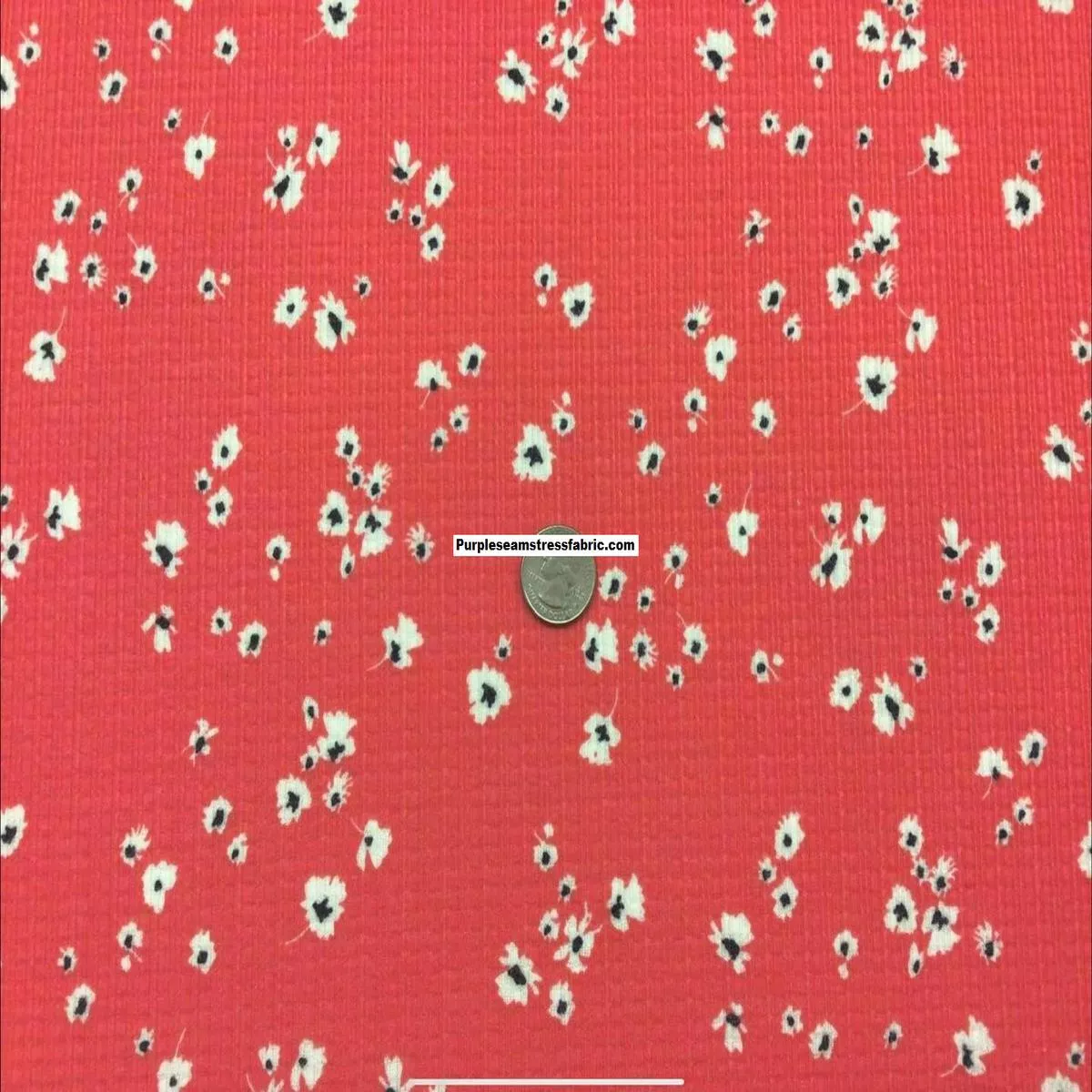 Marcia on Salmon Rib KnitFabric