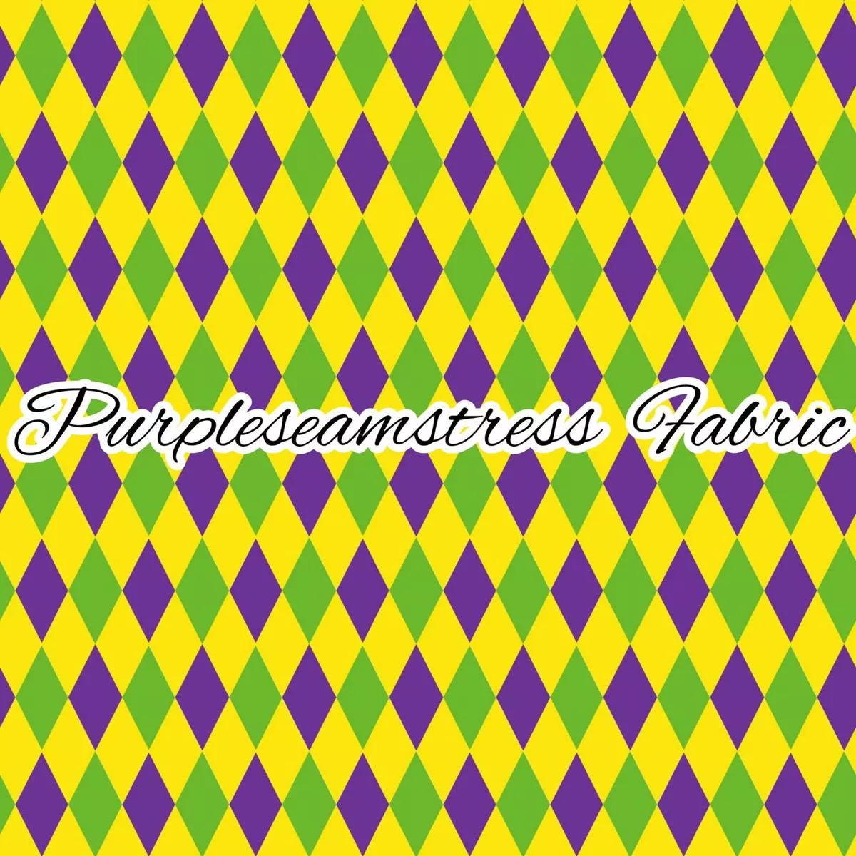 Mardi Gras ArgyleFabric