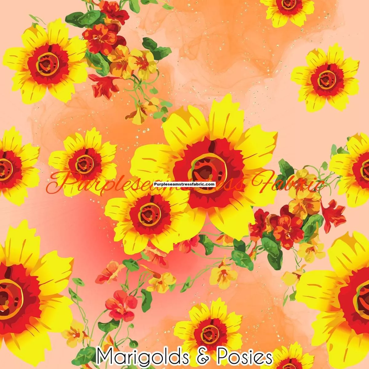 Marigolds & PosiesFabric
