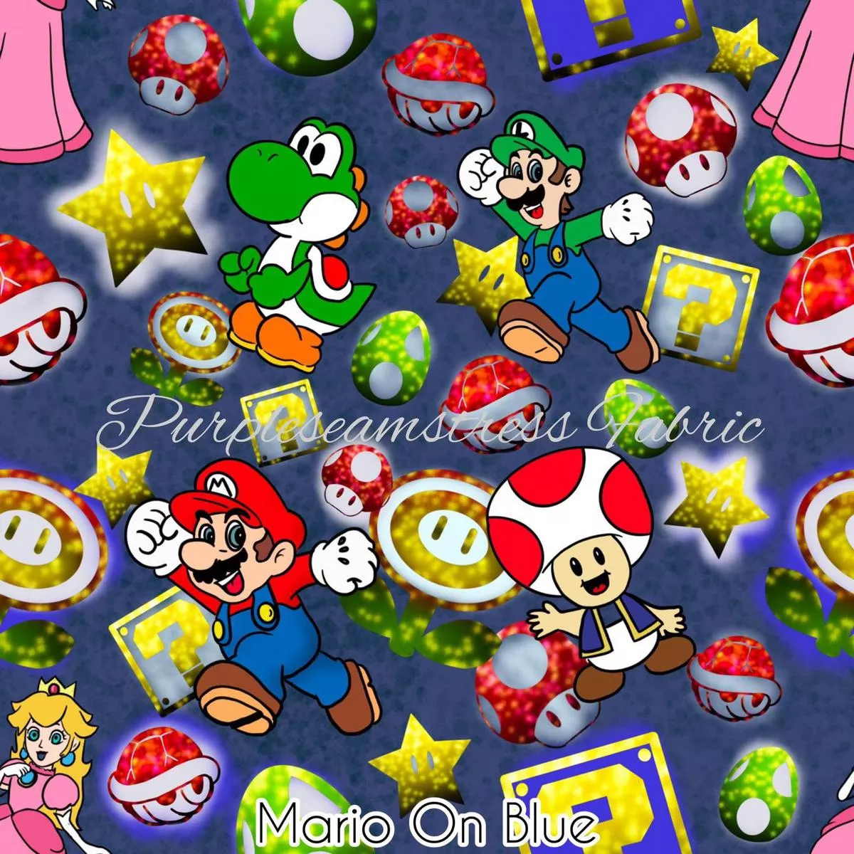 Mario On BlueFabric