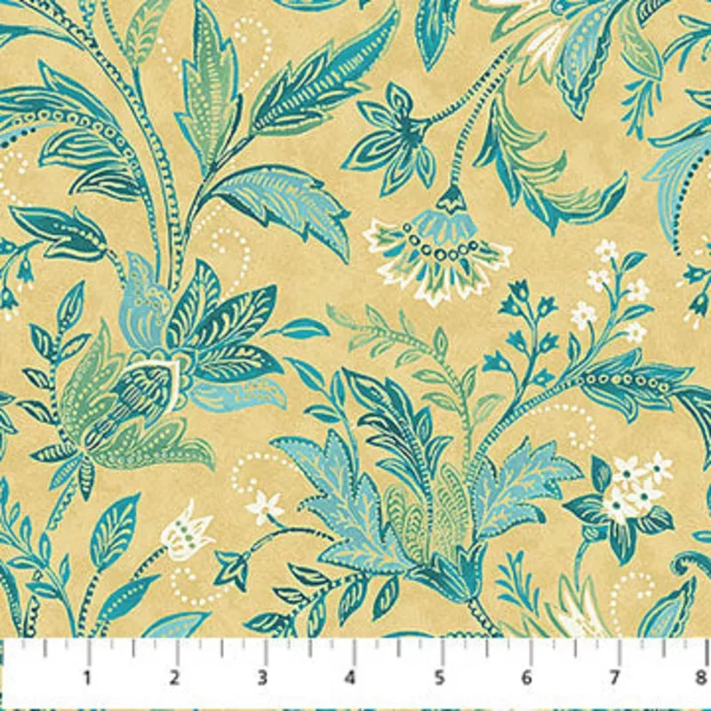 Mariposa – Large Trail – Yellow/Multi – Yardage