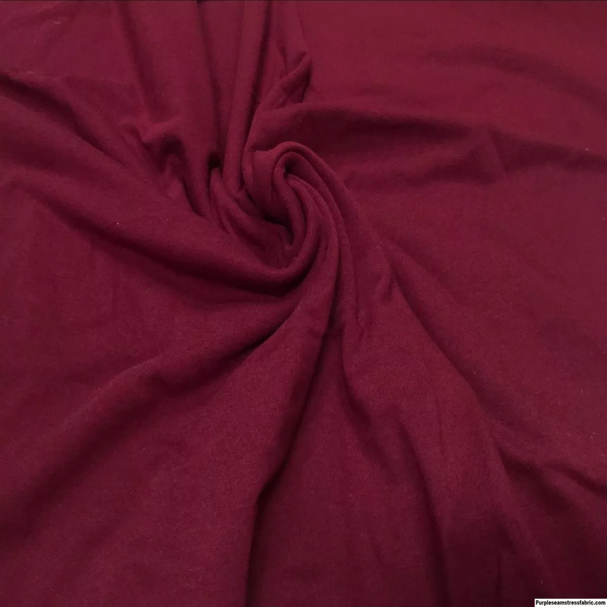 Maroon Cotton LycraFabric