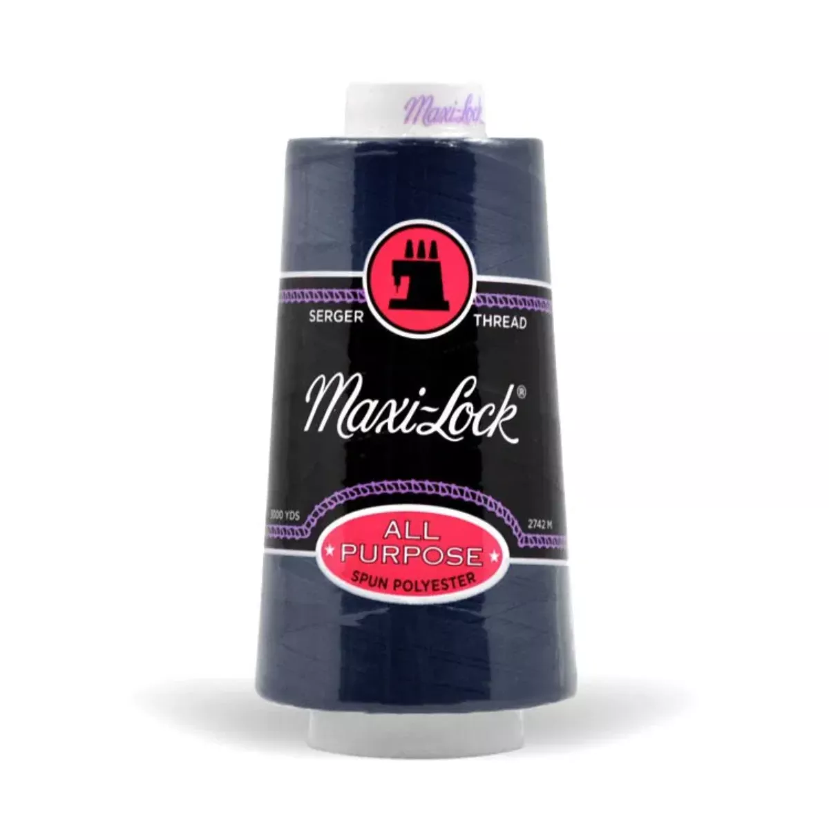 Maxi Lock Serger Thread – Midnight – 3000 yd Cone