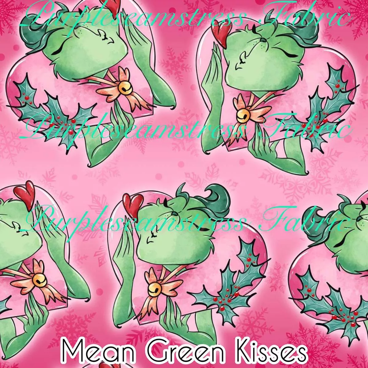 Mean Green KissesFabric