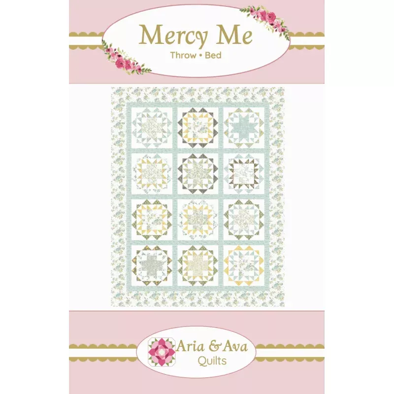 Mercy Me Quilt Pattern by Aria & Ava (Printed Pattern)