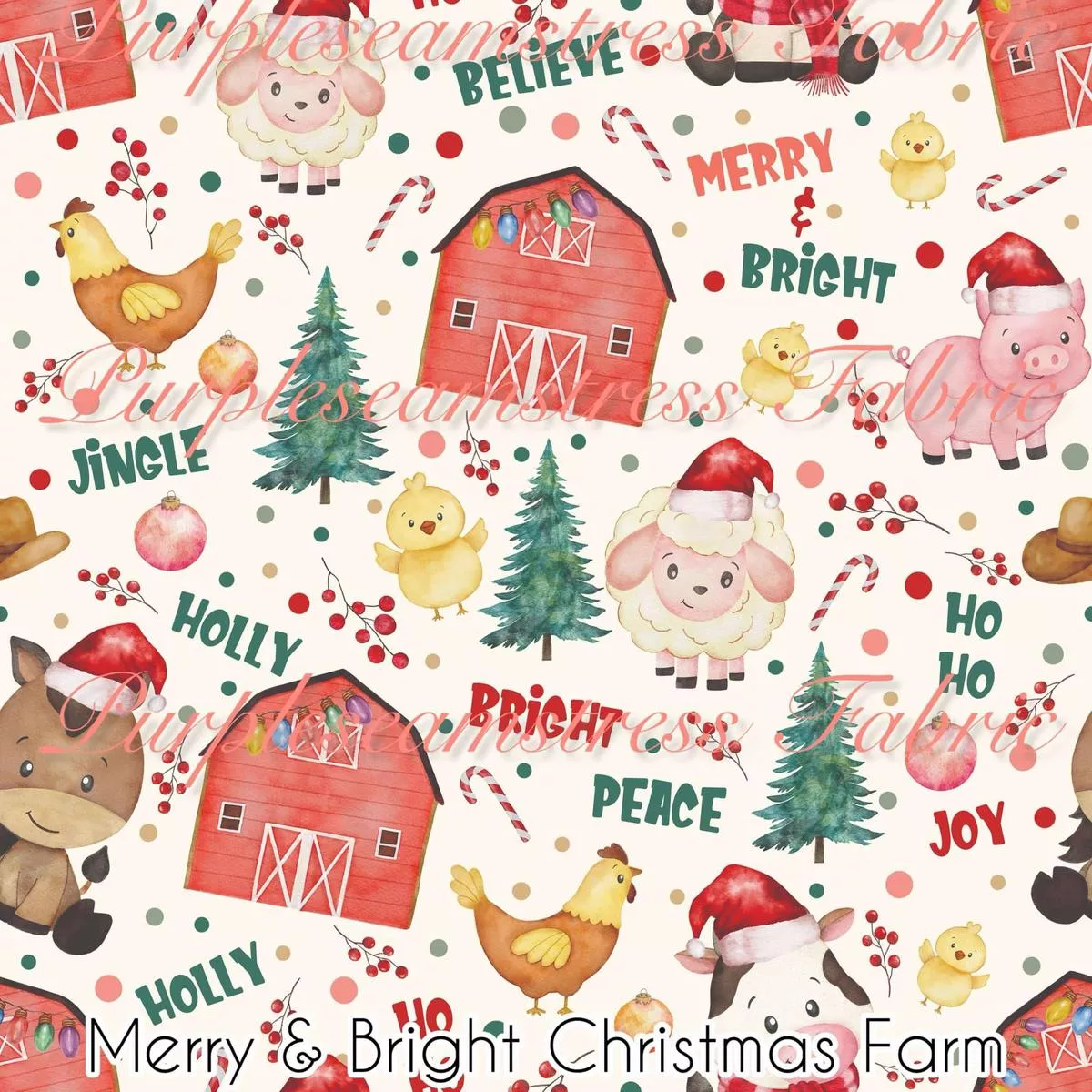 Merry & Bright Christmas Farm …