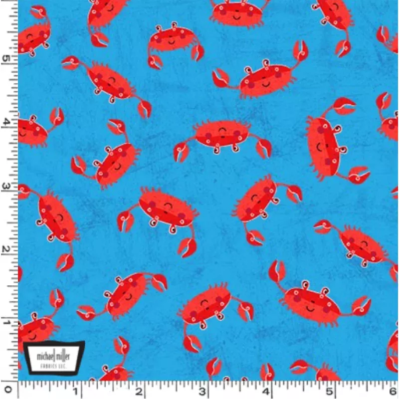 Michael Miller – Under the Sea – Oh Snap! – 1/2 YARD CUT