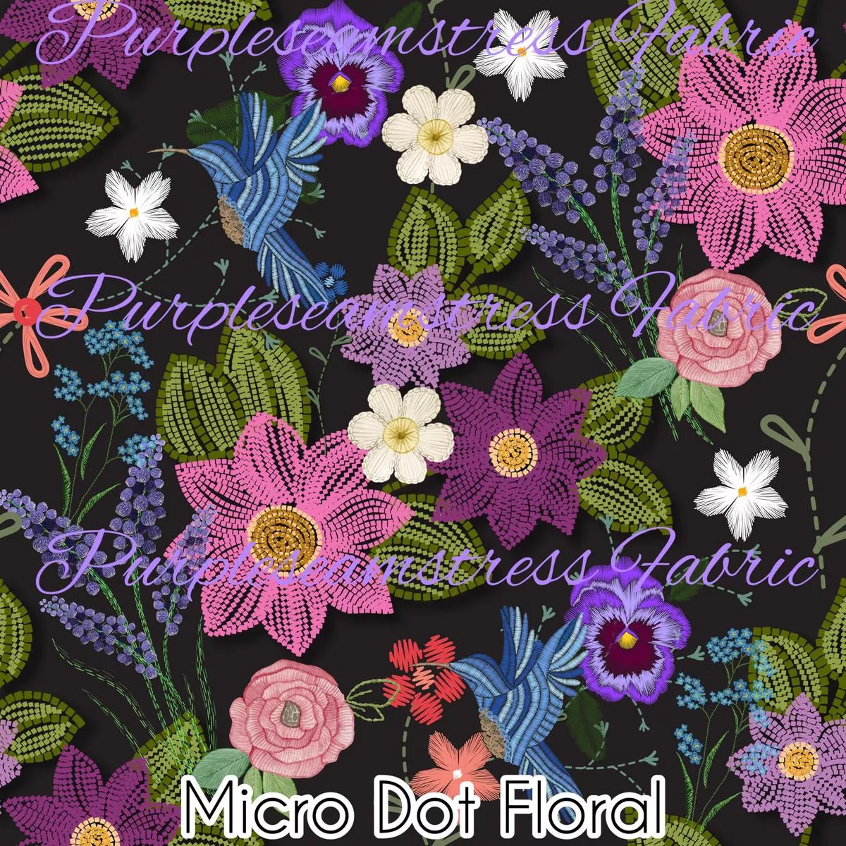 Micro Dot FloralFabric