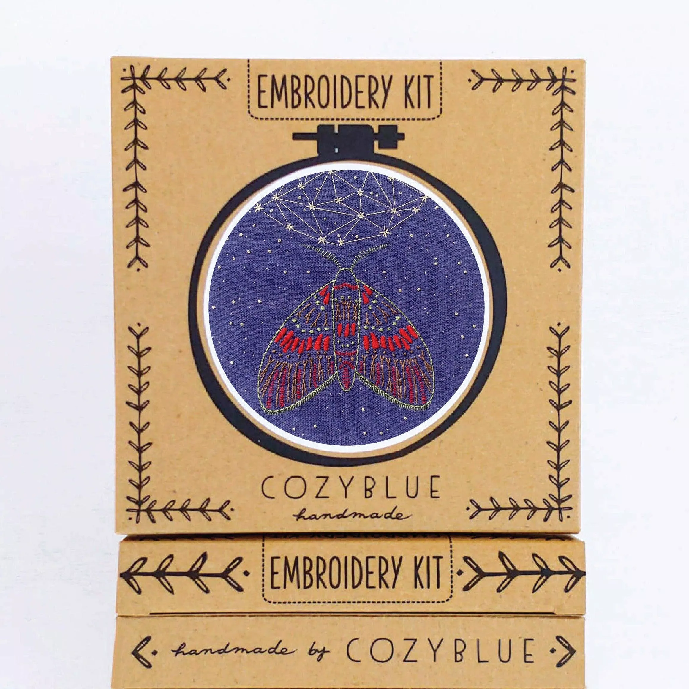 Midnight Flight embroidery kit