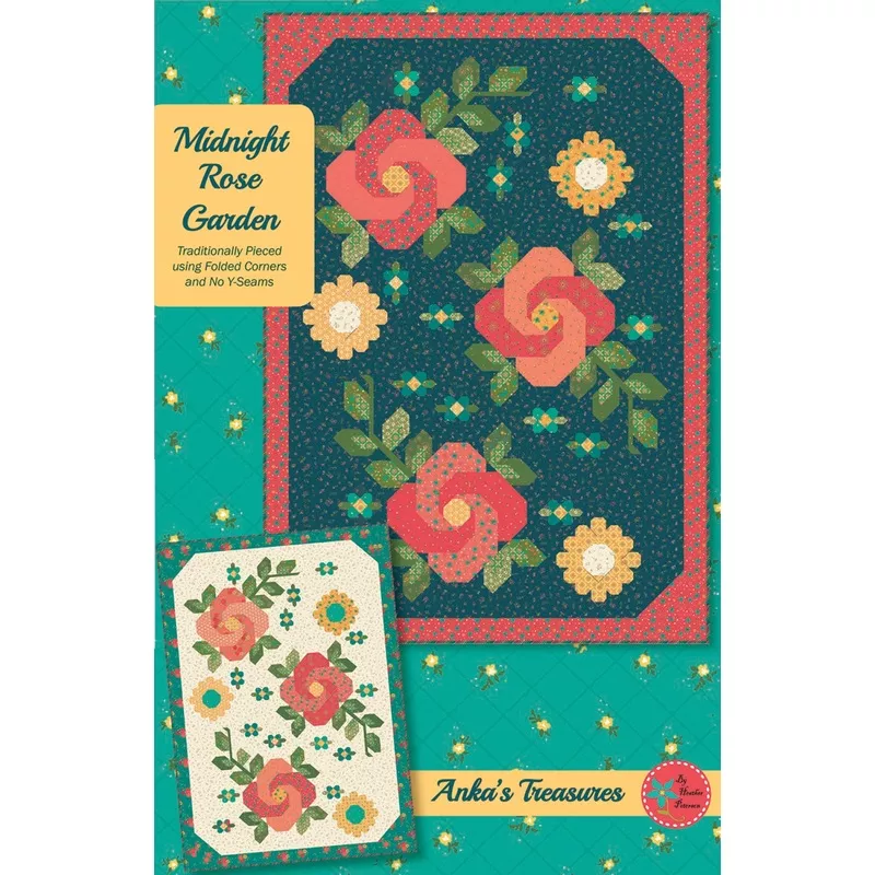 Midnight Rose Garden Quilt Pattern