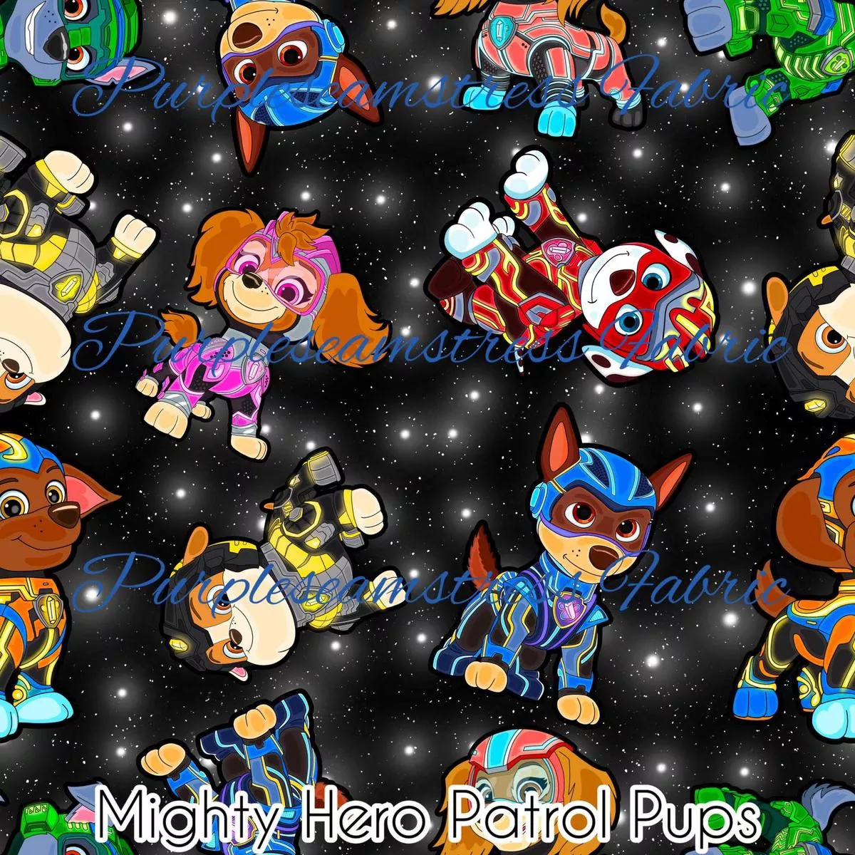 Mighty Hero Patrol PupsFabric