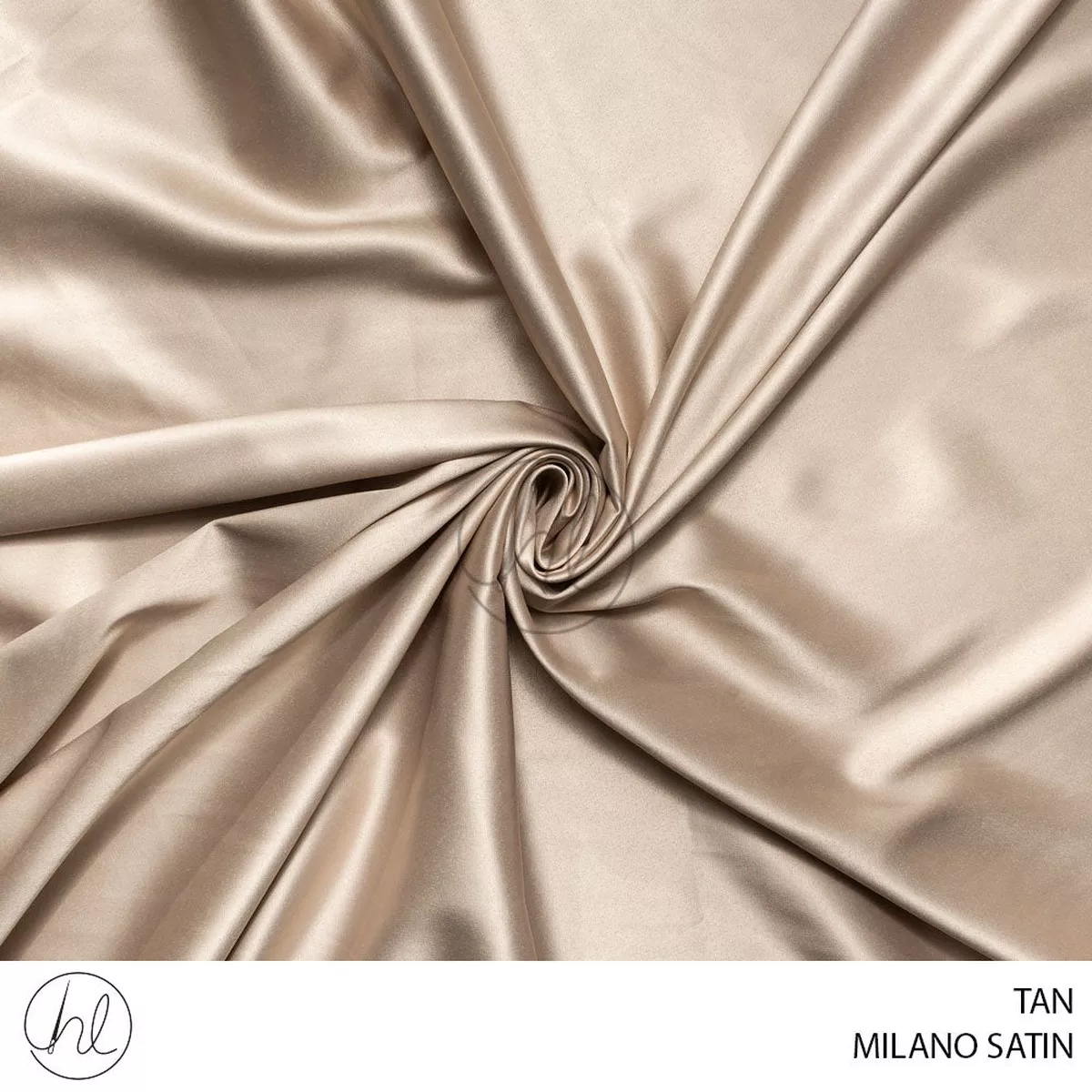 MILANO SATIN 53 TAN 150CM PER M