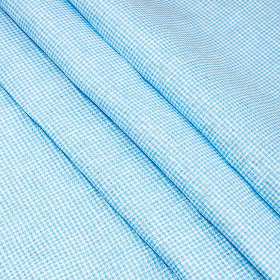 Mini Gingham Linen / Sky