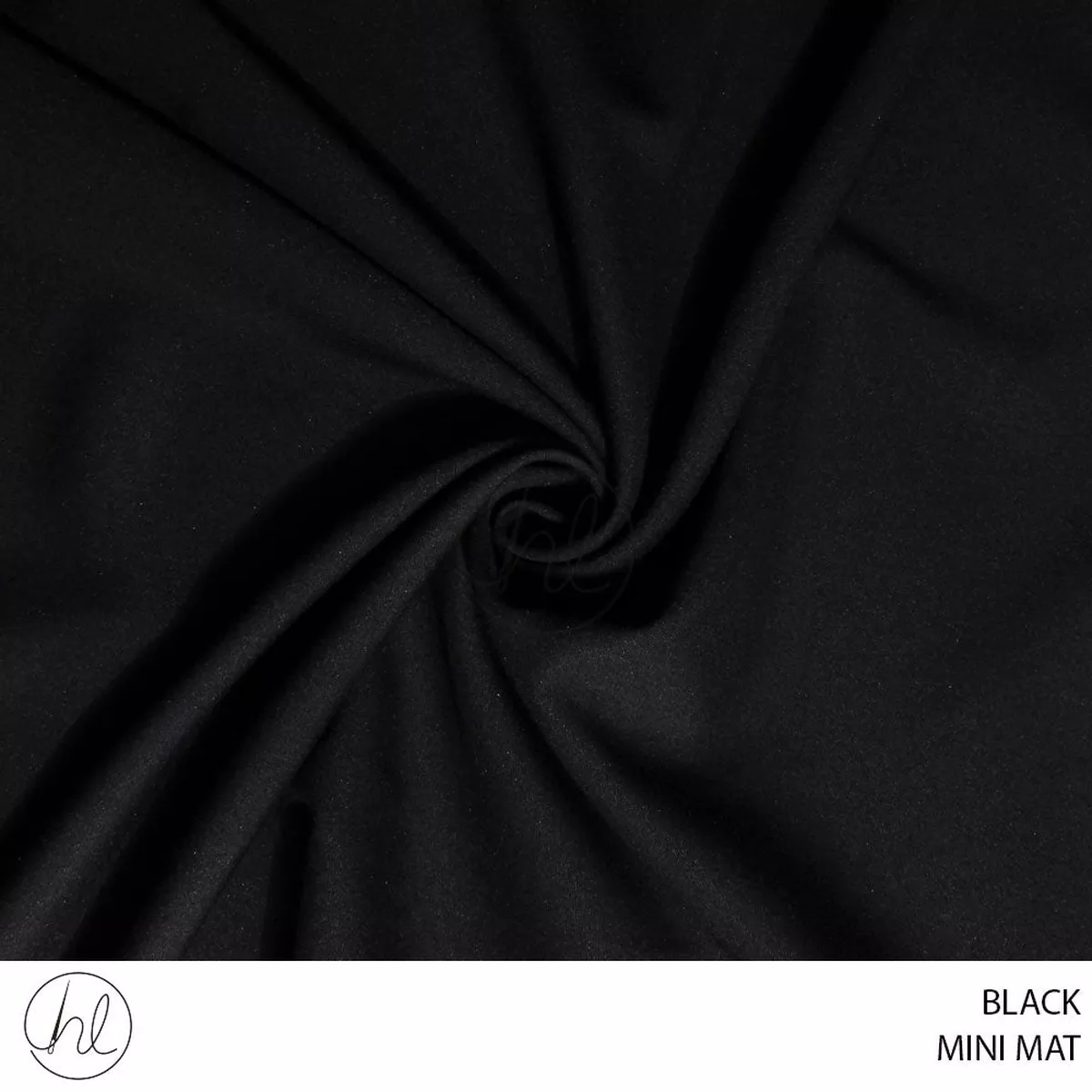 MINI MAT PLAIN FABRIC 150CM BLACK