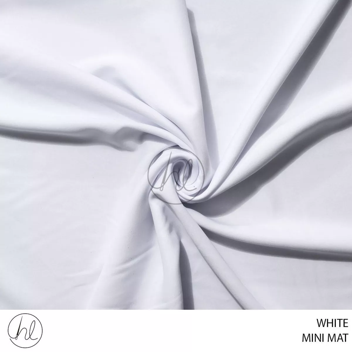 MINI MAT PLAIN FABRIC 150CM WHITE