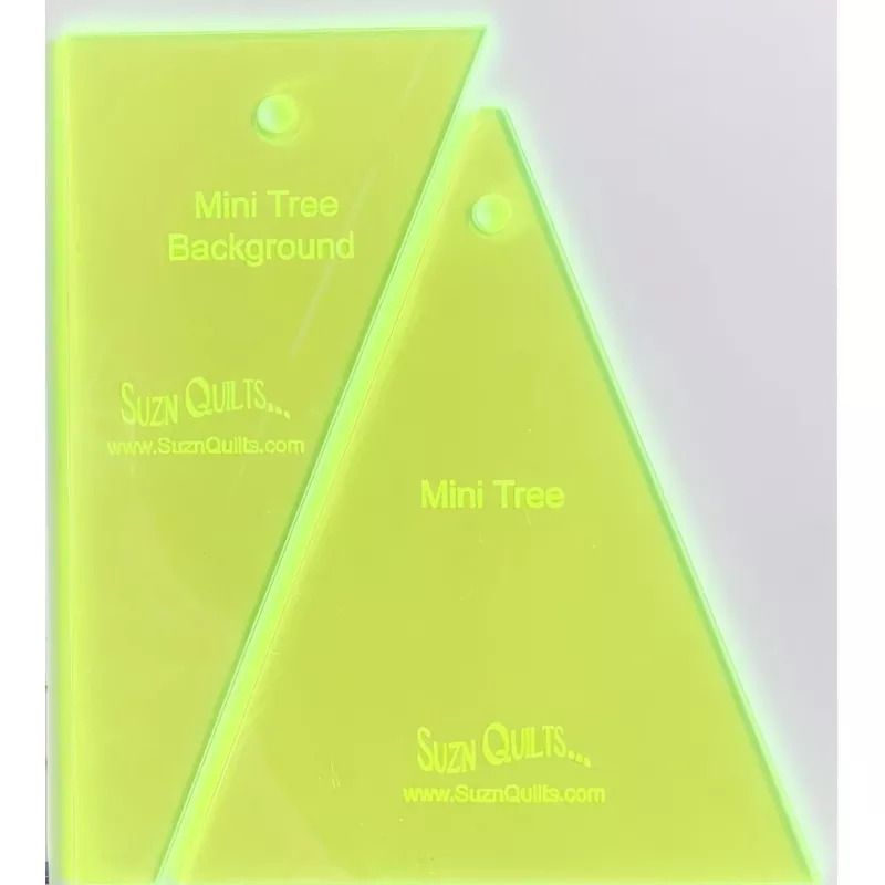 Mini Tree Template Set by Suzn Quilts