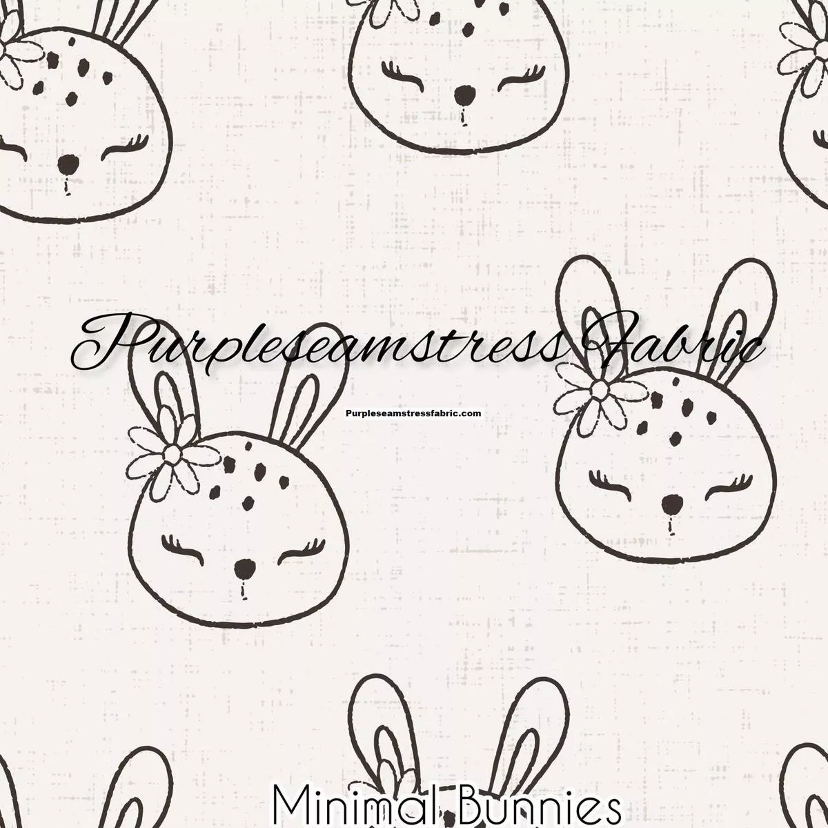 Minimal BunniesFabric