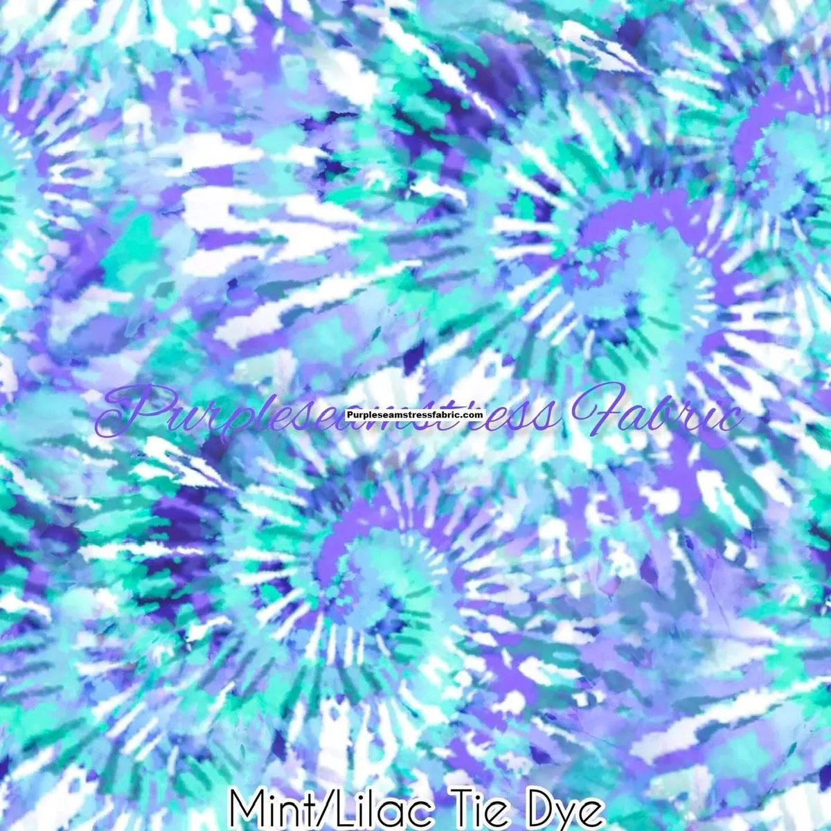 Mint/Lilac Tie DyeFabric