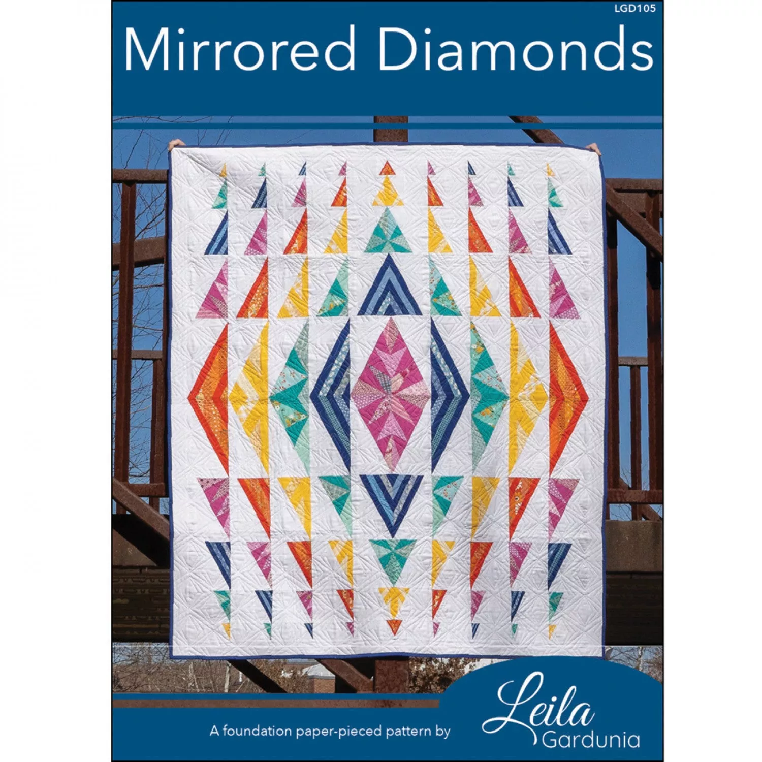 Mirrored Diamonds Quilt Pattern