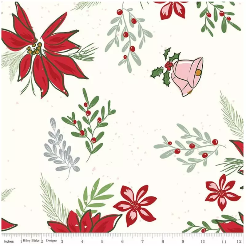 Mistletoe & Holly Floral Cloud – 108″